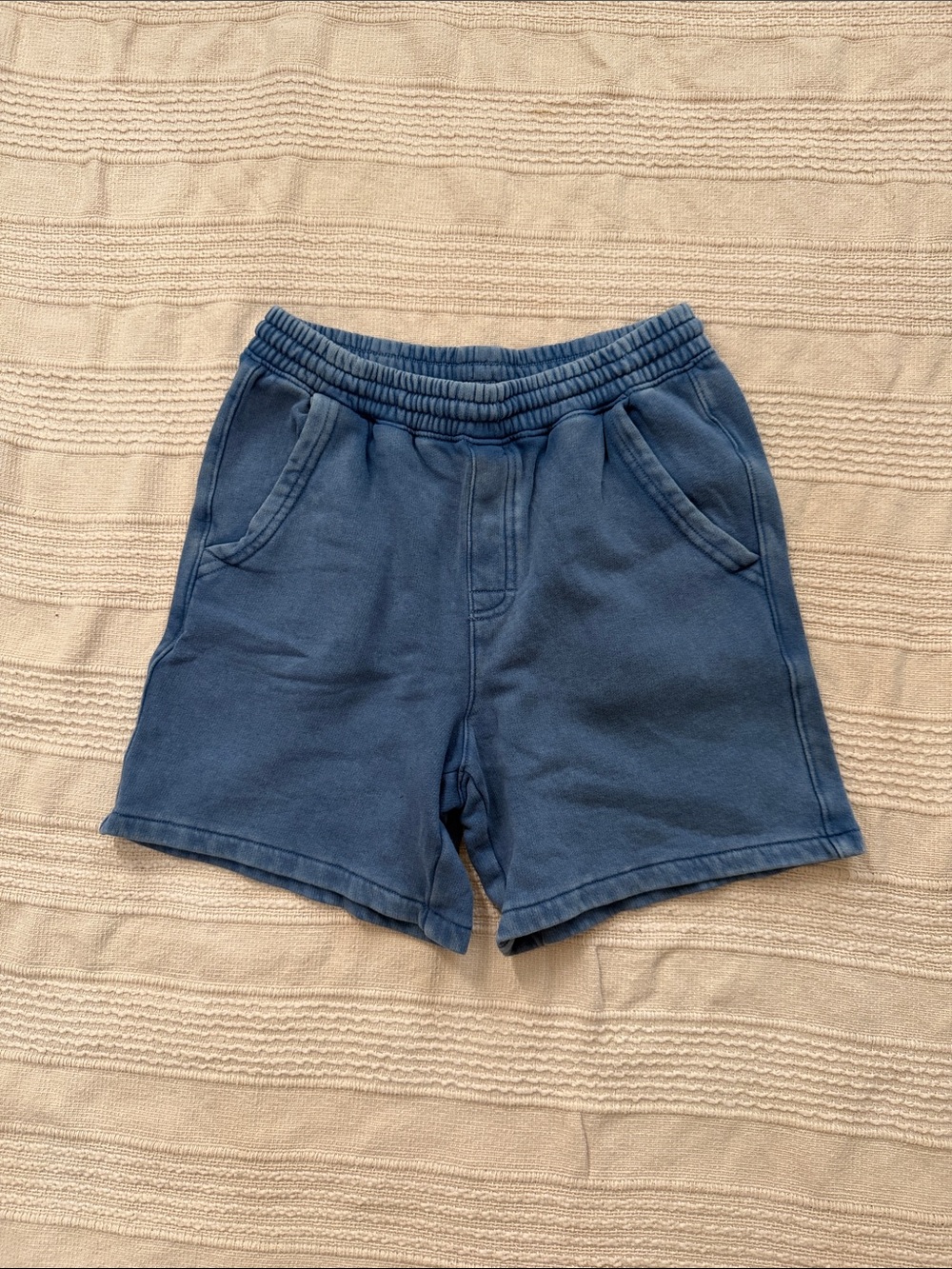 GAP Factory Navy Blue Elastic-Waist Kids Shorts